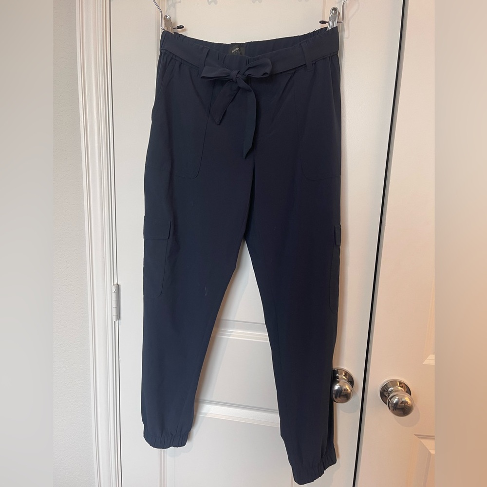 Banana Republic Tie Waist Jogger Style Work Pant